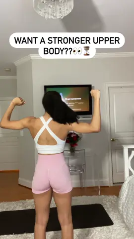 want to strengthen your upper body and back at home?👀⏳ try these long band exercises 4x10-12 each to help get that snatched waist illusion! 