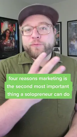 four reasons marketing is the second most important thing a solopreneur can do #solopenuer #entrepreneur #business #marketing #sales #magicmarketing 