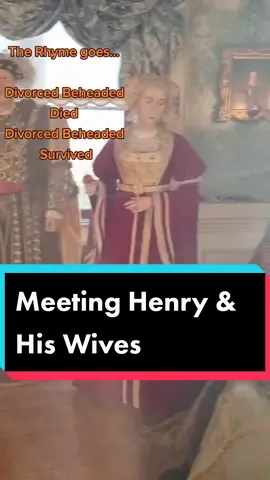 We 'met' Henry VIII, Catherine if Aragon, Anne Boleyn, Jane Seymour, Anne if Ckeves, Catherine Howard, and Catherine Parr at Warwick Castle #Warwickcastle #thetudors #history #anneboleyn #englishhistory #englishkings #historyfacts #tudors