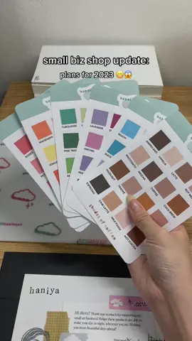 smol biz update while packaging haniya’s order! 🫶 #SmallBusiness #StickerShop #ScrapbookSupplies #JournalSupplies #BujoSupplies #StickerSheetsForBujo #ScrapbookStickers #JournalStickers #ScrapbookingStickers #BujoStickers #JournalingStickers 