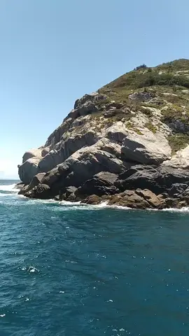 Perfil do Gorila, um dos pontos em que nosso passeio de barco passa e faz um belo passeio panorâmico e tranquilo!  localizada na saída do Boqueirão em Arraial do cabo ! #perfildogorila #arraial #pedrasnaturais #rochas #natureza #paz #sol #rj 