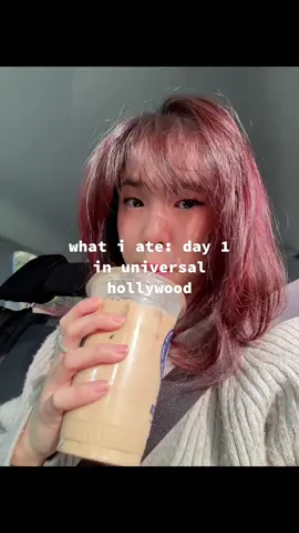 what i ate at both days at universal hollywood 🥲🥲🥲 #fyp #hollywood #universal #food 