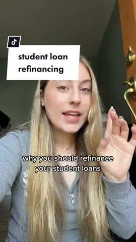 refinancing your student loans can save you THOUSANDS !!! #studentloandebt #debtpayofftips #payoffstudentloans #debtpayoffplan #debtpayoffjourney #studentloanrefinance #refinancing 