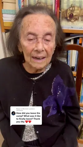 Replying to @Michelle Landry The day I was re-born, liberation ❤️ #holocaustsurvivor #LearnOnTikTok #98yearold #survivortok #inspire #concentrationcamp #jewish #Love #viral #liberation #deathmarch #tiktokqueen #survivor #hungarian #greatgrandma #reborn #thankyou 
