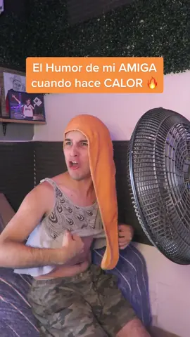 Mi AMIGA cuando hace CALOR 🇦🇷☀️🤣🔥