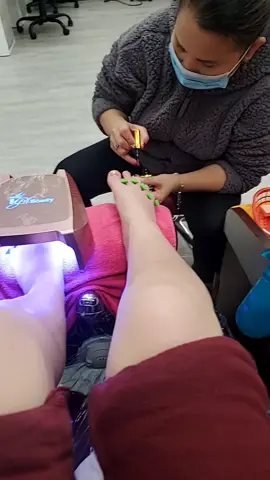 don't mind the shakey phone lol I'm in the massage chair 😌 😅 #manipedi #relaxing #metime 
