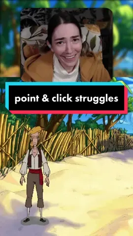 point and clicks make no sense 😩 (The Curse of Monkey Island, 1997) #retrogames #pointandclickadventures #90sthrowback #GuybrushThreepwood 