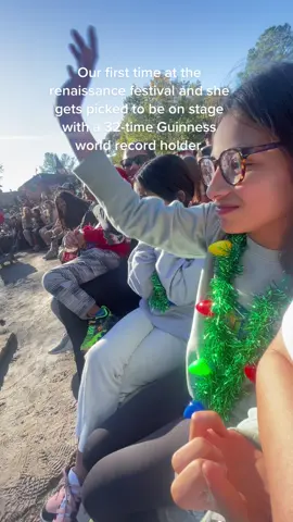 @winrichadam thank you for making our first time  at the renaissance festival a memorable one. Great show! #renaissancefestival #guinnessworldrecords #fyp #kidsoftiktok 