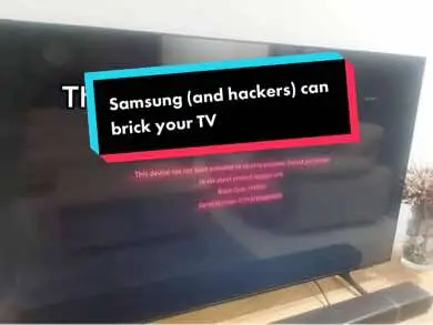 #samsungsmarttv #samsung #samsungtizen #samsungtv #smarttv #tizen #knox #samsungdisabled #samsunglock #samsungblock #bricked #brick #tvinohio #southafrica #southamerica #brazil #tv 