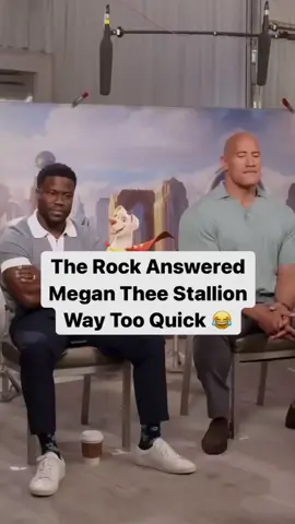 The Rock had the answer to this question way too fast💀 #hiphop #viral #fyp #hiphopnews #megantheestallion 