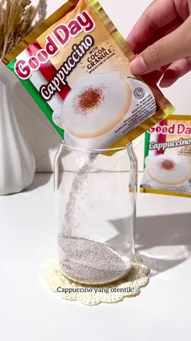 Slurp!  ﻿Nikmatnya cappuccino kekinian yang bisa lo buat sendiri di rumah! Udah pada cobain belum, nih?  ﻿Dijamin nagih, Good Friends!  #RasanyaNyatu #KopiGoodDay #CariTerusRasamu