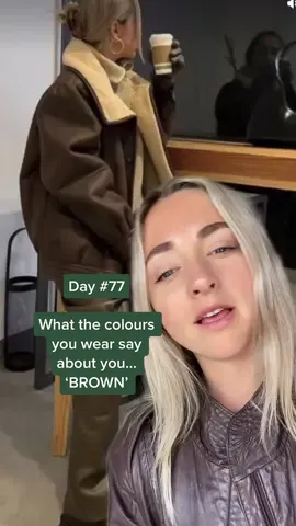 Colour psychology behind the clothes you wear BROWN edition 🤎 how the colour brown can influence how people think and feel about you #colorpsychology #psychologyfacts #sustainablefashion #themoreyouknow #ethicalfashion #fashiontiktok 