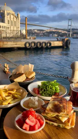 Breakfast with a view 🇹🇷 #turkey #istanbul #ortakoy #fyp #traveltiktok 