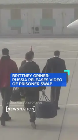 Video shows the moment Russian officials hand over WNBA star #brittneygriner so she can be transported back to the United States. #prisonerswap