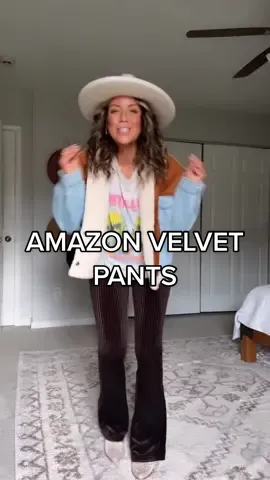 These Amazon velvet pants y’all 👏🏼 🤤 my girl @Lexie | Amazon & Fashion Finds came thru! #amazonfinds #amazonfashion #amazonholiday #amazonmusthaves 