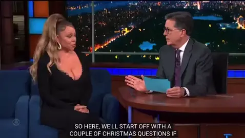 The Queen of Christmas has spoken on her new Irish Cream, Black Irish.  We are excited to share this moment with @mariahcarey & @colbertlateshow   Black Irish is always a good idea… ❤️ #t#thelateshows#stephencolbert#g#goblackirish #Cheers