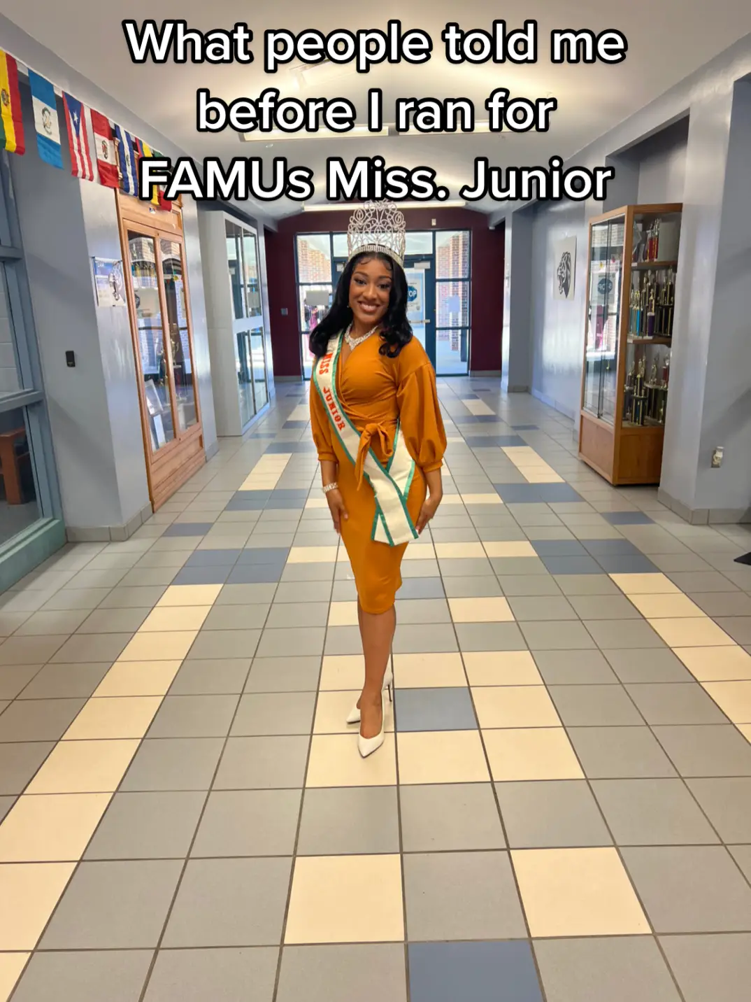 They say FAMU builds thick skin…my skin thicker than stainless steel at this point🤣🤣 #famu #hbcu #skykennedyy #skylarwarren #pageant #queen 