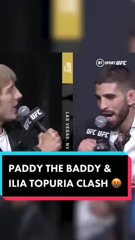 Paddy The Baddy. Ilia Topuria. HEATED 😤 Get the popcorn 🍿 #ufc282 #UFC #mma #paddythebaddy #paddypimblett #paddythebaddypimblett #iliatopuria #ufcvideo #beef 