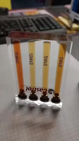 How different great oils, behave