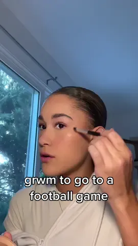 grwm to go to a football game🫶🏽 also tried some new makeup products!! #viral 