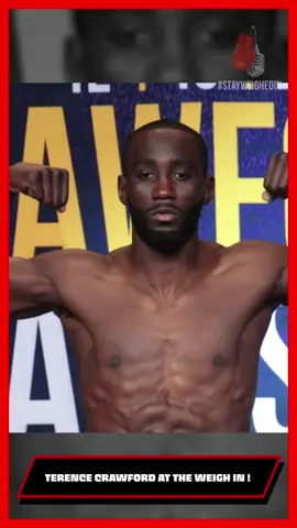 TERENCE CRAWFORD AT THE WEIGH IN! 🥊#Terencecrawford#davidavanesyan#crawfordavanesyan#USA#welterweight#boxing#welterweightboxing#blkprimeboxing#BUD
