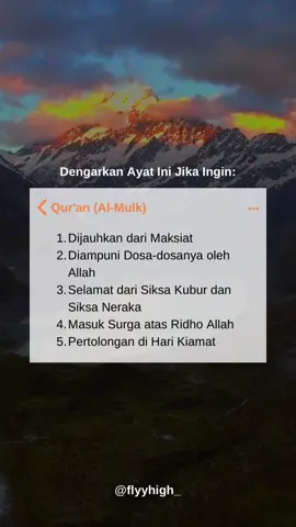Yuk biasakan baca Al-Mulk sebelum tidur #almulk #almulksebelumtidur #almulktime 
