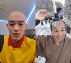 #duet with @goki_ibarakistan 👨🏼‍🦲🪠#ASMR #bald #shave #anime #cosplay #fypシ 