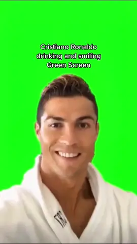 Cristiano Ronaldo Green Screen - CR7 drinking and smiling meme #cristianoronaldo #ronaldo #cr7 #worldcup #morocco #portugal 