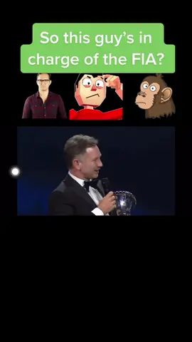 This is the guy in charge of the FIA.  Definitely failing upward example. #f1tiktok #formula1 #f1 #christian #christianhorner 