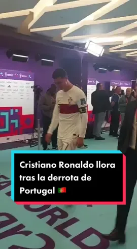 #cristianoronaldo #lagrimas #FIFAWorldCup #qatar2022 #portugal #deportesentiktok 