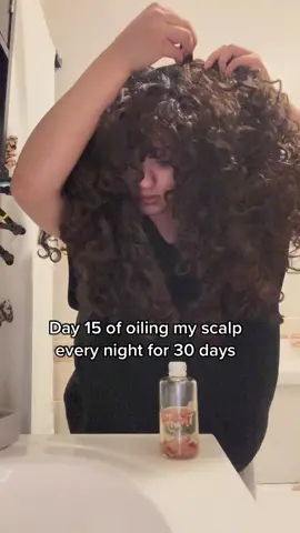 Final thoughts after day 30 🤎 #hairoiling #scalpoil #scalpoiling #hairoil #haircare #hairhealth #hairtok #hairexperiment #curlyhairjourney 