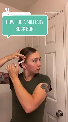 It looks like a freshly glazed donut #fyp #foryoupage #hairtok #hairbun #military #militaryhair #hairtutorial 