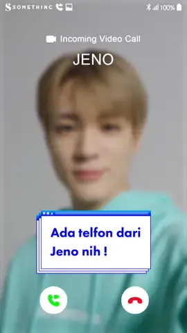 HELLO, SOMETHINC SOUAD! 😆👋🏻 Sebentar lagi jam 12 malam, masih pada bangun kan? Dapat telfon dari JENO nih, mau ingetin jangan lupa skincarean & checkout Somethinc di 12.12 #SomethincMiracle! Happy shopping, guys! #Somethinc #Jeno #nctdream 