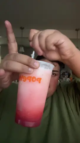 the @Popeyes frozen strawberry lemonade is UNMATCHED 🔥 #fyp 