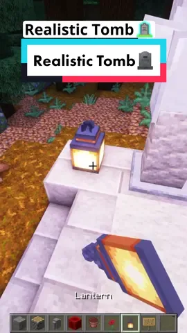 Minecraft Realistic Tomb🪦 #fyp #minecrafthacks #minecrafttutorial #minecrafttiktok #viral 