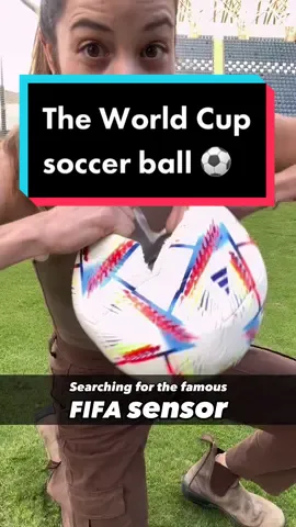 Everyone has been talking about the sensor in the World Cup soccer ball ⚽️. Has anyone seen it? 🧐  #worldcup #sensor #fifa #football #sportstech #LearnOnTikTok 