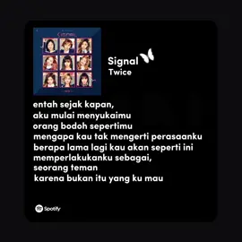 liriknya cocok buat confess 🤭 #twice #signal #once #kpoplyrics 