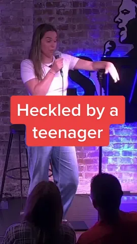 Love getting heckled by a prepubescent fboy #heckler #hecklers #standup 
