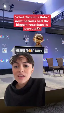 Will #JennaOrtega win her first #GoldenGlobe for playing #Wednesday ? 📺 @carolina reynoso talks about what it was like in-person at the nomination ceremony! #DollyDeLeon #RedCarpet #BehindTheScenes 