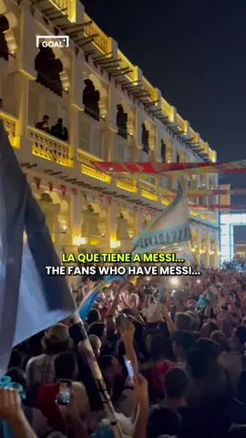 argentina's amazing world cup chant in qatar 🇦🇷 #football #worldcup #argentina #lionelmessi #futbol #Soccer 