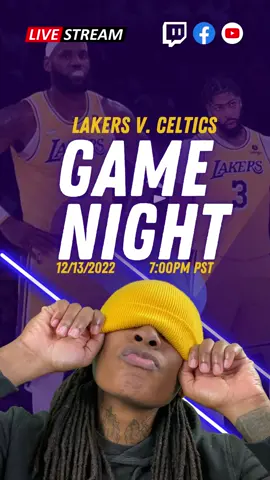 I’ll be live on my Channel for Tip-Off Tomorrow #losangleslakers v. #celtics🏀 #lakers #shorts #NBA 