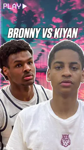 20 years later & James vs Anthony is STILL going down in HS basketball 🔥 🏀 @bronny @kiyananthony #bronnyjames #kiyananthony #lebron #carmelo