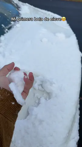 First time seen snow🥺❄️❤️#winter 