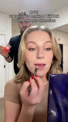 It was his bday tho so he’s allowed 🥲 #grwm #makeupartist #boyfrienddance 