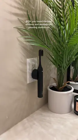 Been wanting this wirless toothbrush by @Mode Toothbrush for awhile! Beeps when you need to move sections and has a 2 minute timer. On top of that it comes with a built in night light on the charger port and is water proof to stay around the sink! To top it all off matches my aesthic with powerful electrical brush👏🏾 the best toothbrush ive ever had handsdown. #modetoothbrush #toothbrush #decor #bathroommakeover #hygeine #brushyourteeth #modernaesthetic #blackaesthetic #neautralstyle #nightroutine 