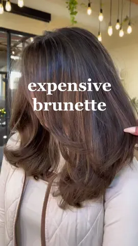 low maintenance hair for the win💋 #brunette #expensivebrunettes #expensivebrunette #hairindustry #denverhair #denverhairstylist #hairbalayage #balayagehair 
