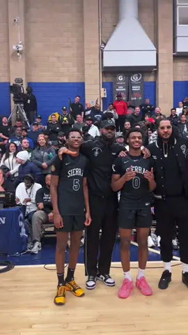 I was at the most legendary high school basketball game! #bronny #lebronjames #brycejames #kiyananthony #carmeloanthony #NBA 