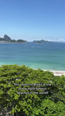 This beach in Rio de Janiero is one of the most famous beaches in the world! 🇧🇷 Do you know what beach this is? 🥰  #travel #bucketlisttravel #traveltiktok #travelbucketlist #riodejaneiro #rio #carioca #copacabana #copacabanabeach #ipanema #ipanemabeach #brazil #brasil #brasil🇧🇷 #brasileirao 