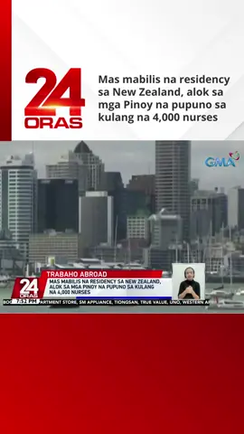 Hindi lang trabaho kundi mabilis na residency sa New Zealand, ang alok sa mga Pinoy na gustong mag-nurse doon. Kulang daw kasi sila ng 4,000 nurse. Eh paano naman ang kakalungan ng nurse sa Pilipinas, na nasa mahigit 100,000? #24Oras #NewsPH #SocialNewsPH
