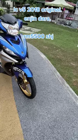 lc v5 2018 standard kilang. mileage 42k km. enjin dara. rm5500 shj #yamaha #abimikamotor #fypシ #sellermotor #motorcycle #lc #honda #